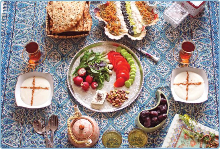 توصیه های تغذیه ای برای وعده افطار در ماه رمضان